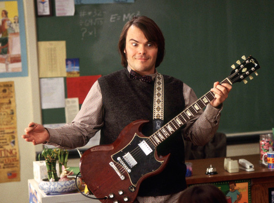 Jack Black, School of Rock, Onscreen Teacher Jack Black, School of Rock, Onscreen Teacher